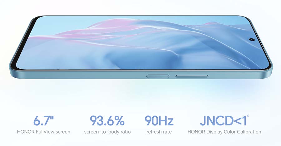 Honor X8a Display