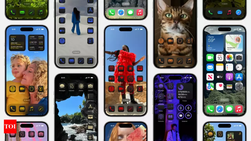 iOS 18 Home screen